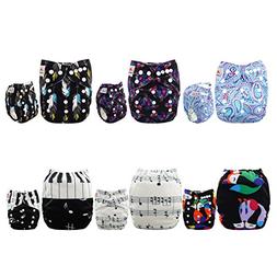 S 6 Pack With 12 Inserts Adjustable Washable And Reusable Po