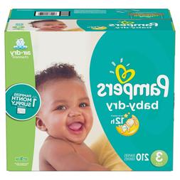 S Size 3 - 210 Ct. For Babies Weigh 16-28lb.
