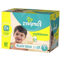 S, Size 7, 70 Diapers , Weight 41lbs - Branded Diapers With 