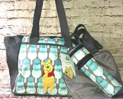 Tote Bag Portable Travel Organizer Changing Pad Bottle Holde