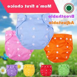 S + 5 Inserts Adjustable Reusable Baby Washable Cloth Pocket