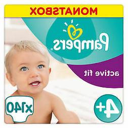  PAMPERS ACTIVE FIT SIZE 4+ X140
