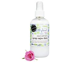 Smell the Roses Cloth Wipe Spray, 8 fl. oz. - Plant-based Ba