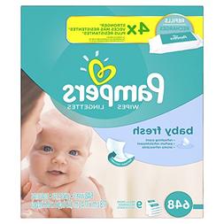 Pampers Soft & Strong Wipes Refills, Baby Fresh, 9 pk, 72 ea