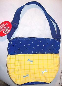 Bag Blue Yellow Unisex Ribbons Plaid New: Other